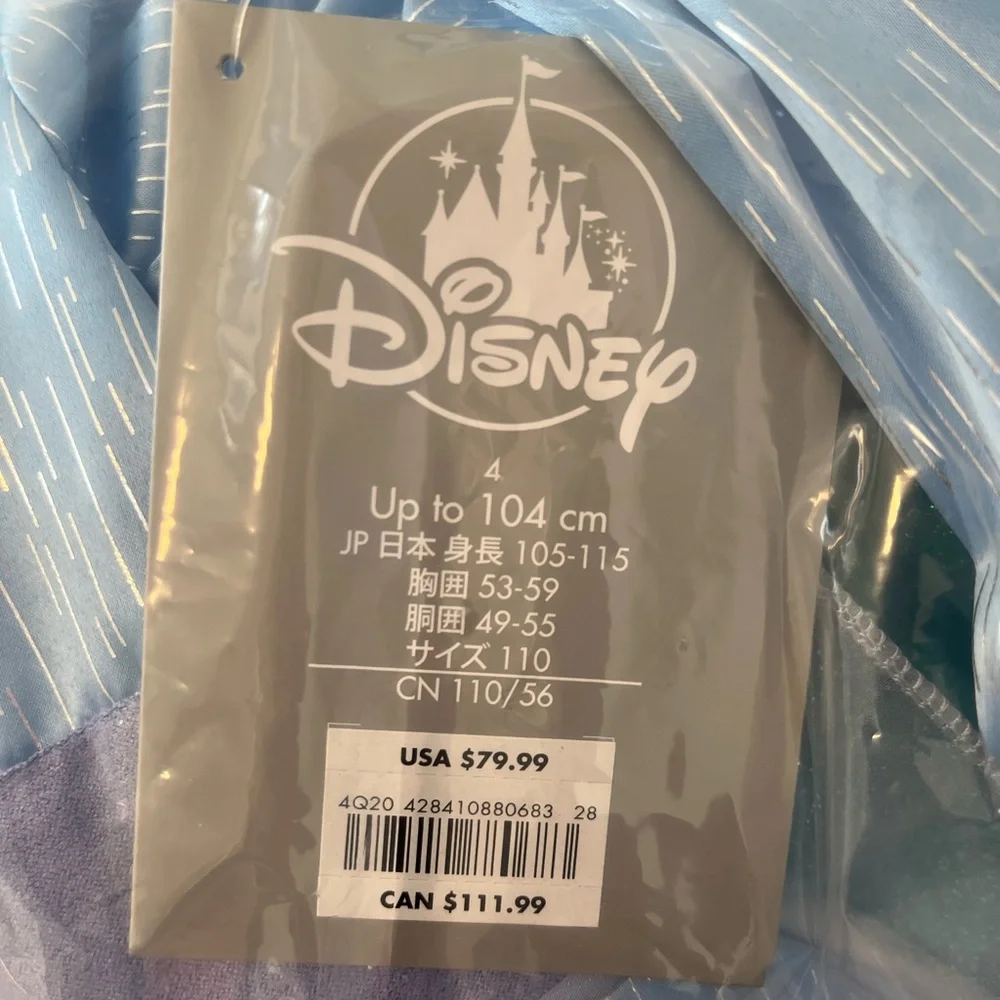 Disney Blue and Purple Elsa Princess Costume